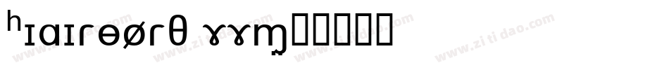 HIAIRPORT FFM字体转换